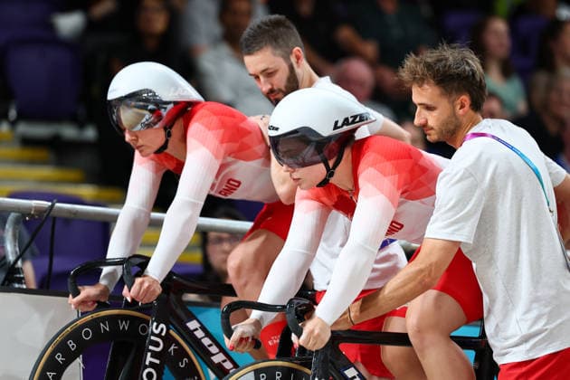 Glasgow 2026 Commonwealth Games Picture by Alex Whitehead SWpix.com - 31 07 2026 - Glasgow 2026 Commonwealth Games - Track cycling, Rad, Radsport, Bahnrad, Bahn and Para Track Cycling - Sir Chris Hoy Velodrome, Glasgow, Scotland - Women s Sprint - Quarter-Finals - Sophie Capewell of England Glasgow Sir Chris Hoy Velodrome Scotland Copyright: x xSWpix.comx(t axPhotographyxHubxLtd)xAlexxWhitehead SWpix.comx SWP-3030-16439
