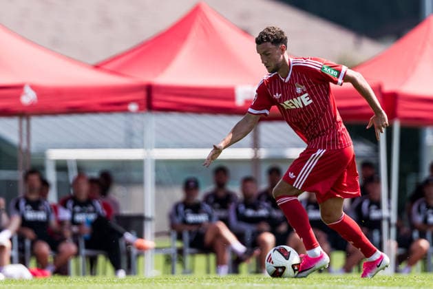 ST. JOHANN IN TIROL, AUSTRIA - JULY 31: Luca Waldschmidt (1. FC Koeln, 7) controls the ball during a friendly game between 1. FC Koeln vs. Hertha BSC Berlin at trainings camp of 1. FC Koeln in Kitzbuehel of season 2026 27 at Koasastadion on July 31, 2026 in St. Johann in Tirol, Austria. Austria Copyright: xSteffiexWunderlx