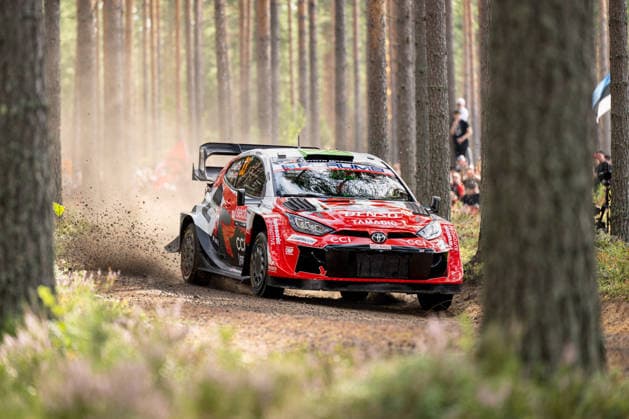 IPA87133772 - Elfyn Evans (GBR) and Scott Martin (GBR) in a Toyota GR Yaris Rally1 from Toyota Gazoo Racing WRT in action during the FIA WRC, Motorsport Rallye, WM SECTO RALLY FINLAND in Jyväskylä, Finland, July 30–August 2, 2026.  Copyright: xFedericoxManoni IPAxSportx xx 87133772