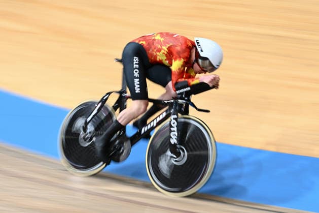Glasgow 2026 Commonwealth Games Picture by Olly Hassell SWpix.com - 31 07 2026 - Glasgow 2026 Commonwealth Games - Track cycling, Rad, Radsport, Bahnrad, Bahn and Para Track Cycling - Sir Chris Hoy Velodrome, Glasgow, Scotland - Men™s 4000m Individual Pursuit Qualifying - Matthew Bostock of Isle of Man Glasgow Sir Chris Hoy Velodrome Scotland Copyright: x xSWpix.comx(t axPhotographyxHubxLtd)xOllyxHassell SWpix.comx SWP-3030-16510