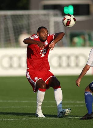 Fussball, Herren, Bundesliga, Saison 2026 2027, FC Rottach-Egern - FC Bayern München, Testspiel, Trainingslager, Rottach-Egern Jonathan Tah (FC Bayern München) bei einem Kopfball *** Soccer, Men s, Bundesliga, 2026–2027 Season, FC Rottach Egern vs. FC Bayern Munich, Friendly Match, Training Camp, Rottach Egern: Jonathan Tah of FC Bayern Munich heading the ball
