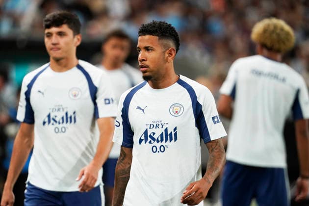 HONGKONG-SOCCER FOOTBALL-FEST Oscar Bobb of Manchester City during open training at Kai Tan Stadium during the Hong Kong Football Festival 2026 in Hong Kong, July 31, 2026. NEXPHER Vernon Yuen HONG KONG