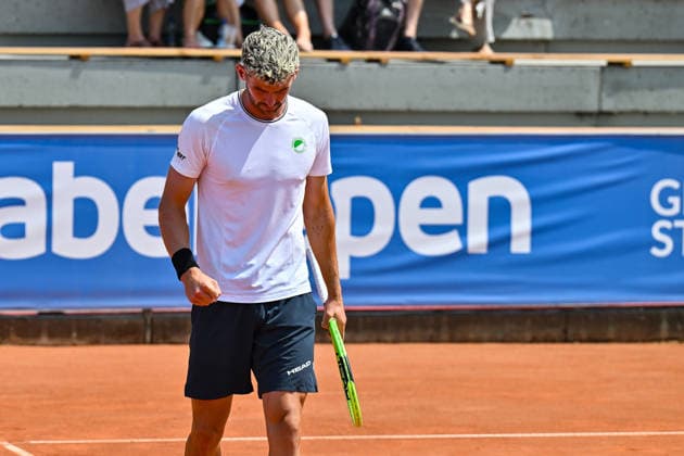 Tennis 1. Bundesliga Herren; TC Augsburg Siebentisch - TK GW Mannheim, 31.07.2026 AUGSBURG, GERMANY - 31. JULY: im Bild Jerome KYM vom TC GW Mannheim während dem Match der 1. Bundesliga Herren zwischen dem TC Augsburg und dem TK GW Mannheim am 6. Spieltag *** Men s Tennis 1st Bundesliga: TC Augsburg Siebentisch vs. TK GW Mannheim, July 31, 2026, AUGSBURG, GERMANY, July 31. Pictured: Jerome KYM of TC GW Mannheim during the Men’s 1st Bundesliga match between TC Augsburg and TK GW Mannheim on Matchday 6. Copyright: xBEAUTIFULxSPORTS Goldbergx