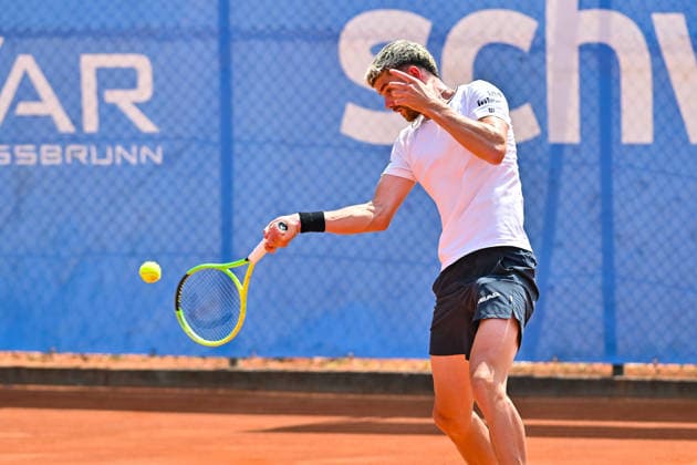 Tennis 1. Bundesliga Herren; TC Augsburg Siebentisch - TK GW Mannheim, 31.07.2026 AUGSBURG, GERMANY - 31. JULY: im Bild Jerome KYM vom TC GW Mannheim während dem Match der 1. Bundesliga Herren zwischen dem TC Augsburg und dem TK GW Mannheim am 6. Spieltag *** Men s Tennis 1st Bundesliga: TC Augsburg Siebentisch vs. TK GW Mannheim, July 31, 2026, AUGSBURG, GERMANY, July 31. Pictured: Jerome KYM of TC GW Mannheim during the Men’s 1st Bundesliga match between TC Augsburg and TK GW Mannheim on Matchday 6. Copyright: xBEAUTIFULxSPORTS Goldbergx
