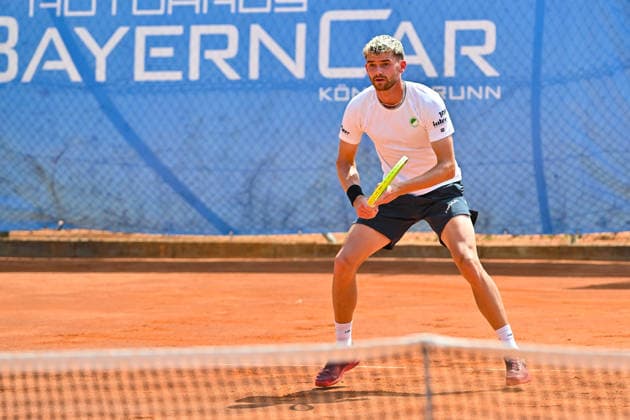 Tennis 1. Bundesliga Herren; TC Augsburg Siebentisch - TK GW Mannheim, 31.07.2026 AUGSBURG, GERMANY - 31. JULY: im Bild Jerome KYM vom TC GW Mannheim während dem Match der 1. Bundesliga Herren zwischen dem TC Augsburg und dem TK GW Mannheim am 6. Spieltag *** Men s Tennis 1st Bundesliga: TC Augsburg Siebentisch vs. TK GW Mannheim, July 31, 2026, AUGSBURG, GERMANY, July 31. Pictured: Jerome KYM of TC GW Mannheim during the Men’s 1st Bundesliga match between TC Augsburg and TK GW Mannheim on Matchday 6. Copyright: xBEAUTIFULxSPORTS Goldbergx
