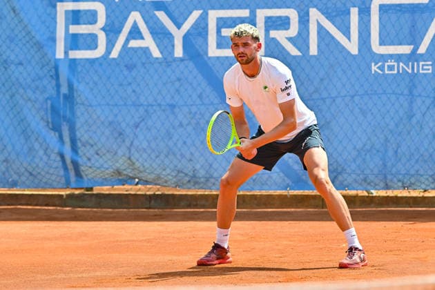 Tennis 1. Bundesliga Herren; TC Augsburg Siebentisch - TK GW Mannheim, 31.07.2026 AUGSBURG, GERMANY - 31. JULY: im Bild Jerome KYM vom TC GW Mannheim während dem Match der 1. Bundesliga Herren zwischen dem TC Augsburg und dem TK GW Mannheim am 6. Spieltag *** Men s Tennis 1st Bundesliga: TC Augsburg Siebentisch vs. TK GW Mannheim, July 31, 2026, AUGSBURG, GERMANY, July 31. Pictured: Jerome KYM of TC GW Mannheim during the Men’s 1st Bundesliga match between TC Augsburg and TK GW Mannheim on Matchday 6. Copyright: xBEAUTIFULxSPORTS Goldbergx