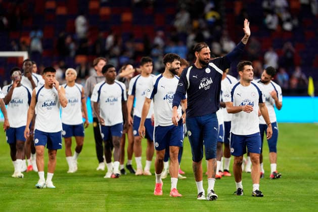 HONGKONG-SOCCER FOOTBALL-FEST A general view showing team Manchester City during open training at Kai Tan Stadium during the Hong Kong Football Festival 2026 in Hong Kong, July 31, 2026. NEXPHER Vernon Yuen HONG KONG