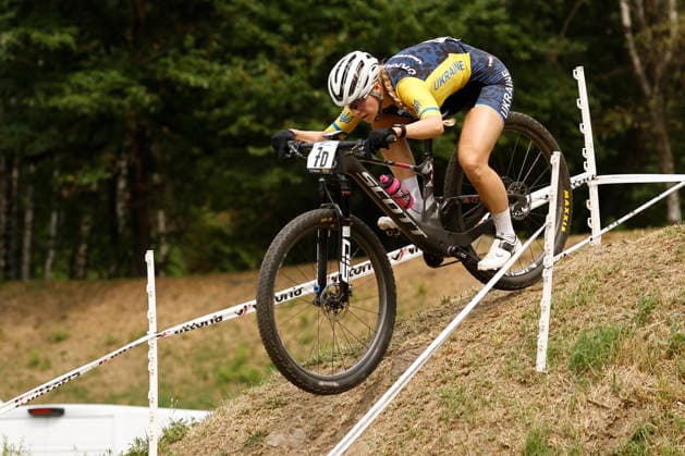 31.07.2026, Monteceneri, Monte Ceneri, 2026 UEC MTB European Championship, EM, Europameisterschaft XCR Team Relay s Final (cross country team relay) Mariia Sukhopalova 7D (UKR, U23 Women) Monteceneri Monte Ceneri Ticino Switzerland *** July 31, 2026, Monteceneri, Monte Ceneri, 2026 UEC MTB European Championship XCR Team Relay Final—Cross-Country Team Relay: Mariia Sukhopalova 7D UKR, U23 Women, Monteceneri, Monte Ceneri, Ticino, Switzerland Copyright: xJustPictures.ch FrancescoxMinghettix jp-en-FrMi-_NG_0389