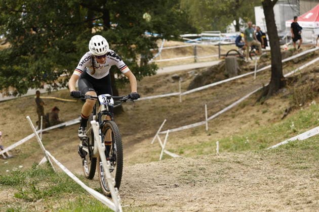 31.07.2026, Monteceneri, Monte Ceneri, 2026 UEC MTB European Championship, EM, Europameisterschaft XCR Team Relay s Final (cross country team relay) Adina Daubner 3D (GER, Junior Women) Monteceneri Monte Ceneri Ticino Switzerland *** July 31, 2026, Monteceneri, Monte Ceneri, 2026 UEC MTB European Championship XCR Team Relay Final—Cross-Country Team Relay: Adina Daubner 3D GER, Junior Women, Monteceneri, Monte Ceneri, Ticino, Switzerland Copyright: xJustPictures.ch FrancescoxMinghettix jp-en-FrMi-_NG_0428