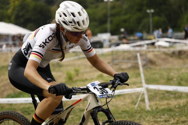 31.07.2026, Monteceneri, Monte Ceneri, 2026 UEC MTB European Championship, EM, Europameisterschaft XCR Team Relay s Final (cross country team relay) Adina Daubner 3D (GER, Junior Women) Monteceneri Monte Ceneri Ticino Switzerland *** July 31, 2026, Monteceneri, Monte Ceneri, 2026 UEC MTB European Championship XCR Team Relay Final—Cross-Country Team Relay: Adina Daubner 3D GER, Junior Women, Monteceneri, Monte Ceneri, Ticino, Switzerland Copyright: xJustPictures.ch FrancescoxMinghettix jp-en-FrMi-_NG_0433