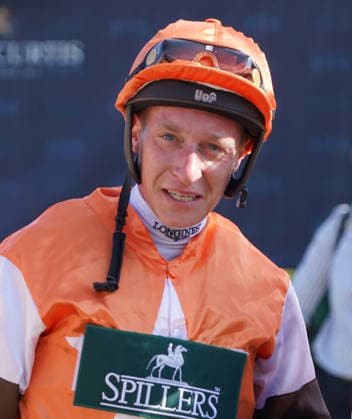 Horse Racing - 2026 Flat Season - Qatar Goodwood Festival ˜Glorious Goodwood™ - Day Two Sussex Stakes Day - Goodwood Racecourse - Wednesday 29th July 2026 Race Six 16:45 The Hawes and Curtis Nursery Handicap Stakes Winner, Sam James on Revels COLORSPORT ANDREW COWIE 