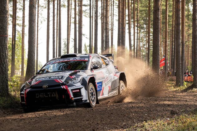 2026 FIA WRC, Motorsport Rallye, WM Secto Rally Finland - Day 2 Teemu Suninen (FIN) and co-driver Janni Hussi (FIN) in a Toyota GR Yaris Rally2 during the FIA WRC SECTO RALLY FINLAND in Jyvaskyla, Finland, on July 30-. Jyväskylä Finland  Copyright: xFedericoxManonix originalFilename:manoni-fiawrc20260731_npvdy.jpg