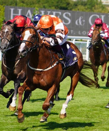 Horse Racing - 2026 Flat Season - Qatar Goodwood Festival ˜Glorious Goodwood™ - Day Two Sussex Stakes Day - Goodwood Racecourse - Wednesday 29th July 2026 Race Six 16:45 The Hawes and Curtis Nursery Handicap Stakes Winner, Sam James on Revels COLORSPORT ANDREW COWIE 