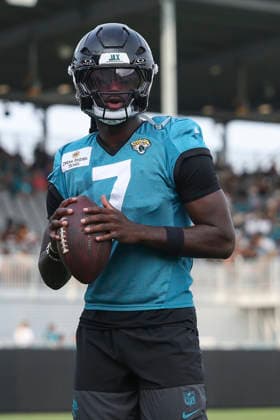 JACKSONVILLE, FL - JULY 31: Jacksonville Jaguars wide receiver Brian Thomas Jr. (7) during training camp on July 31, 2026 at the Miller Electric Center in Jacksonville, Fl. (Photo by David Rosenblum Icon Sportswire) NFL, American Football Herren, USA JUL 31 Jaguars Training Camp EDITORIAL USE ONLY Icon260731227508