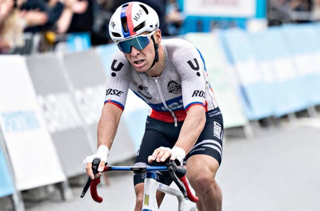 DENMARK PostNord Danmark Rundt - Stage 3 Lukas Kubies finished second on Stage 3 of the PostNord Danmark Rundt, Friday, July 31, 2026. The stage is 202.9 kilometers long and runs from Fredericia to Vejle. (Photo: Henning Bagger Ritzau Scanpix) , Vejle Denmark *** DENMARK PostNord Danmark Rundt Stage 3 Lukas Kubies finished second on Stage 3 of the PostNord Danmark Rundt on Friday, July 31, 2026. The stage is 202.9 kilometers long and runs from Fredericia to Vejle. Photo: Henning Bagger, Ritzau Scanpix, Vejle, Denmark  Copyright: HenningxBagger HenningxBaggerx spdk20260731-184614-L