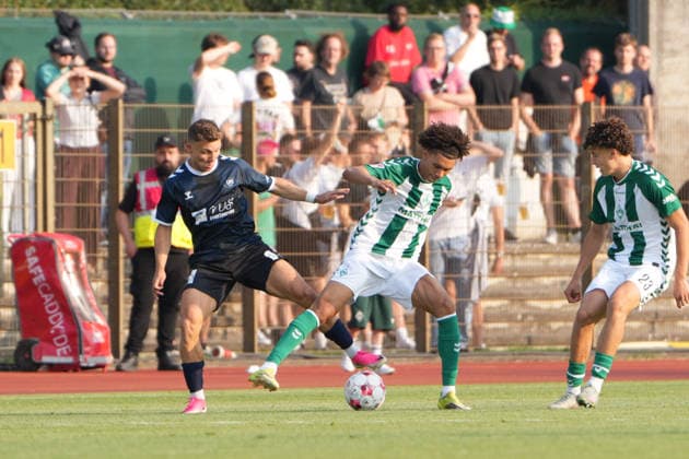 Fußball I Herren I Saison 2026-2027 I Regionalliga Nord I 1. Spieltag I SV Werder Bremen U23 - VfB Oldenburg I 31.07.2026 Rafael Brand (8, VfB Oldenburg) gegen SV Werder Bremen II Bremen Stadiongelände Platz 11 Bremen Deutschland *** Soccer I Men s I 2026–2027 Season I Regionalliga Nord I Matchday 1 I SV Werder Bremen U23 vs. VfB Oldenburg I July 31, 2026 Rafael Brand 8, VfB Oldenburg vs. SV Werder Bremen II, Bremen Stadium Grounds, Field 11, Bremen, Germany Copyright: xLobeca JonasxBoningx