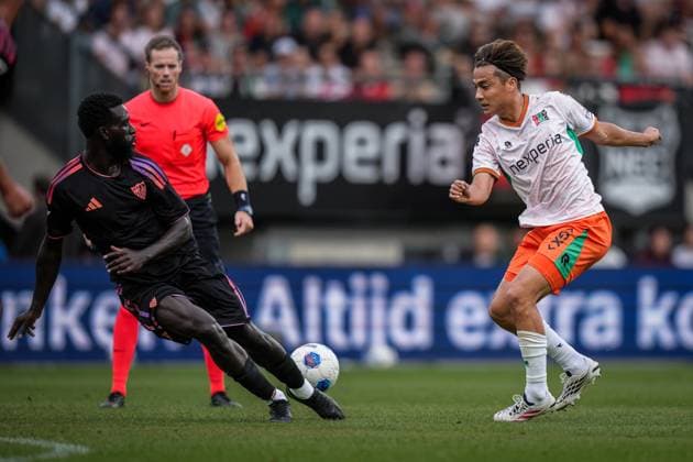 NIJMEGEN , 31-07-2026 , Stadium De Goffert , season 2026 2027 , Dutch pre season football , match between NEC Nijmegen and Sevilla FC , picture shows NEC Nijmegen player Kodai Sano NEC - Sevilla (friendly)  x205353438x Copyright: