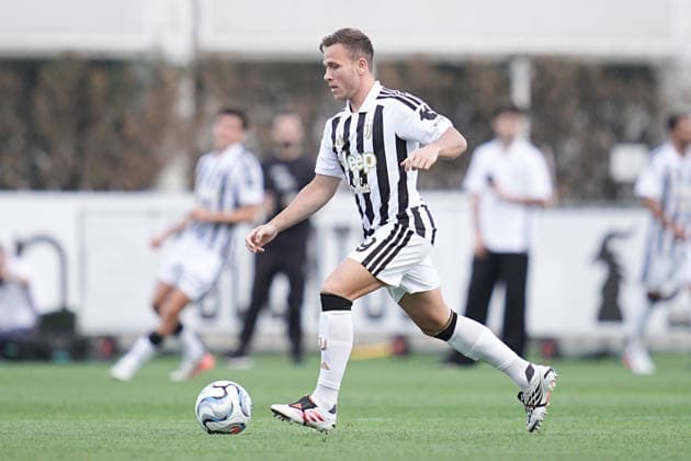 Juventus Arthur during the pre-seasone soccer match between Juventus and Nizza at the Juventus Training Center in Turin, north west Italy - Friday, July 31, 2026. - Soccer .  Copyright: xMarcoxAlpozzi LaPressex