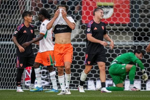 NIJMEGEN , 31-07-2026 , Stadium De Goffert , season 2026 2027 , Dutch pre season football , match between NEC Nijmegen and Sevilla FC , picture shows NEC Nijmegen player Kodai Sano after the 1-1 NEC - Sevilla (friendly)  x205353716x Copyright: