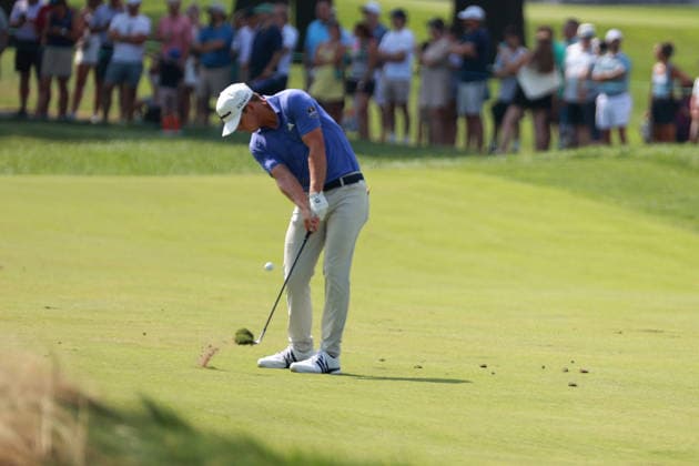 U.S. Senior Open Championship DETROIT, MICHIGAN - JULY 31: Jacob Bridgeman of Greenville, South Carolina hits from the 13th fairway during the second round of the Rocket Classic 2026 at the Detroit Golf Club in Detroit, Michigan, USA, July 31, 2026. Detoit Michian United States  Copyright: xAmyxLemusx originalFilename:lemus-ussenior260731_npo68.jpg