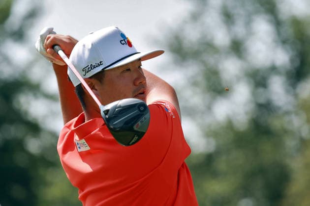 U.S. Senior Open Championship DETROIT, MICHIGAN - JULY 31: Sungjae Im of Jeju-do, Korea hits from the 17th tee during the second round of the Rocket Classic 2026 at the Detroit Golf Club in Detroit, Michigan, USA, July 31, 2026. Detoit Michian United States  Copyright: xAmyxLemusx originalFilename:lemus-ussenior260731_npc8K.jpg