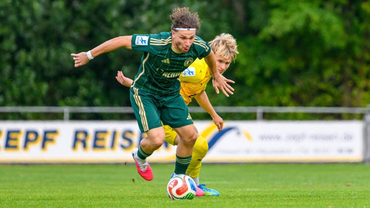 31.07.2026 - Fussball - Saison 2026 2027 - Regionalliga Bayern - 02. Spieltag: SC Eltersdorf - DJK Vilzing - JoTe - xjoxtex - Valantis Floros (2, SC Eltersdorf ) Max Meyer (21, DJK Vilzing ) *** July 31, 2026 Soccer Season 2026–2027 Bavarian Regional League Matchday 02 SC Eltersdorf vs. DJK Vilzing JoTe xjoxtex Valantis Floros 2, SC Eltersdorf Max Meyer 21, DJK Vilzing