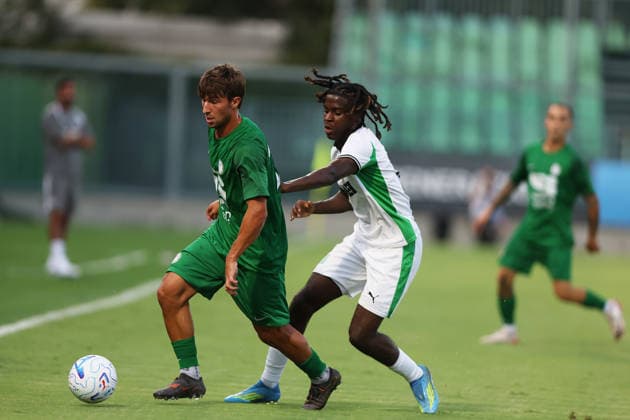 Sassuolo™s Darryl Bakola during the friendly match soccer match between Sassuolo and Folgore Caratese at the Enzo Ricci Stadiium in Sassuolo, Italy - Friday, July 31, 2026. - Soccer.  Copyright: xGiannixSantandrea LaPressex
