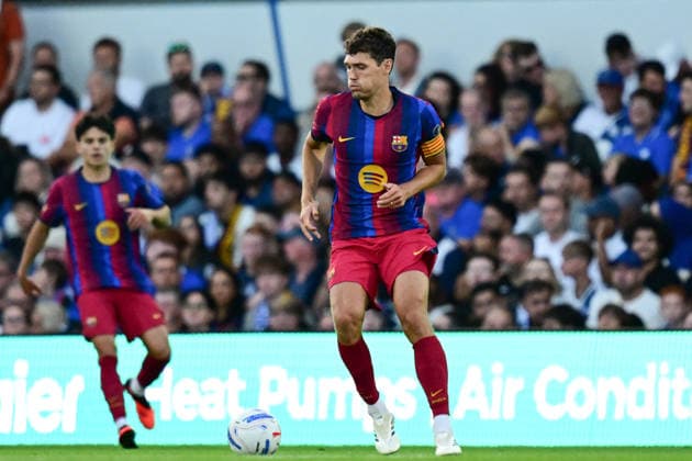 Birmingham City v Barcelona, Pre-Season Friendly FC Barcelona, Barca midfielder Marc Bernal (22) on the ball during the Pre-Season Friendly match between Birmingham City and Barcelona at the St Andrew s @ Knighthead Park, Birmingham, UK on 31 July 2026. Birmingham St Andrew s @ Knighthead Park West Midlands UK Editorial use only , Copyright: xDennisxGoodwinx PSI-24614-0009