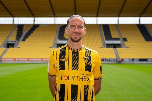 Valmir Sulejmani; TSV Alemannia Aachen 1900 e. V.; 3. Liga, Portraettermin 2026 2027, GER, TSV Alemannia Aachen 1900 e. V., 3. Liga, Portraettermin 2026 2027 GER, TSV Alemannia Aachen 1900 e. V., 3. Liga, Portraettermin 2026 2027, Aachen *** Valmir Sulejmani, TSV Alemannia Aachen 1900 e.V., 3rd Division, Photo Shoot 2026–2027, GER, TSV Alemannia Aachen 1900 e.V., 3rd Division, Photo Shoot 2026–2027, GER, TSV Alemannia Aachen 1900 e.V., 3rd Division, Photo Shoot 2026–2027, Aachen Copyright: xEibner-Pressefoto J.xDerondeaux EP_JDU