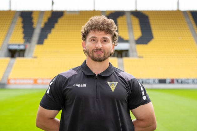 Amine Abouer-Raja, Athletiktrainer; TSV Alemannia Aachen 1900 e. V.; 3. Liga, Portraettermin 2026 2027, GER, TSV Alemannia Aachen 1900 e. V., 3. Liga, Portraettermin 2026 2027 GER, TSV Alemannia Aachen 1900 e. V., 3. Liga, Portraettermin 2026 2027, Aachen *** Amine Abouer Raja, Strength and Conditioning Coach, TSV Alemannia Aachen 1900 e.V., 3rd Division, Photo Shoot 2026–2027, GER, TSV Alemannia Aachen 1900 e.V., 3rd Division, portrait session 2026–2027, GER, TSV Alemannia Aachen 1900 e.V., 3rd Division, portrait session 2026–2027, Aachen Copyright: xEibner-Pressefoto J.xDerondeaux EP_JDU