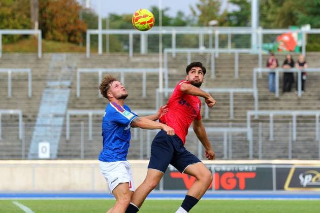 Regionalliga West: Bonner SC - Rot-Weiß Oberhausen ** NUR FÜR REDAKTIONELLE ZWECKE ** EDITORIAL USE ONLY **<p>Timur Kesim, Roman Doulashi Bonner SC - RWO Ort: Bonn, Sportpark Nord Datum: 31.07.2026 Deutschland NRW Bonn Copyright: MichaxKorb *** Regionalliga West Bonner SC Rot Weiß Oberhausen ** FOR EDITORIAL USE ONLY ** EDITORIAL USE ONLY ** by Timur Kesim, Roman Doulashi Bonner SC RWO Location: Bonn, Sportpark Nord Date: July 31, 2026 Germany, North Rhine-Westphalia, Bonn Copyright MichaxKorb Copyright: MichaxKorb doc86yk9910kg21advnh9wx ,EDITORIAL USE ONLY