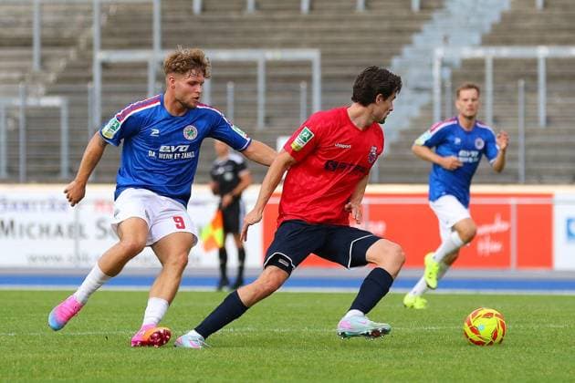 Regionalliga West: Bonner SC - Rot-Weiß Oberhausen ** NUR FÜR REDAKTIONELLE ZWECKE ** EDITORIAL USE ONLY **<p>Timur Kesim, Marcel Damaschek Bonner SC - RWO Ort: Bonn, Sportpark Nord Datum: 31.07.2026 Deutschland NRW Bonn Copyright: MichaxKorb *** Regionalliga West Bonner SC Rot Weiß Oberhausen ** FOR EDITORIAL USE ONLY ** EDITORIAL USE ONLY ** p Timur Kesim, Marcel Damaschek Bonner SC RWO Location Bonn, Sportpark Nord Date July 31, 2026 Germany NRW Bonn Copyright MichaxKorb Copyright: MichaxKorb doc86yk99h3h2t1gjgyueg9 ,EDITORIAL USE ONLY