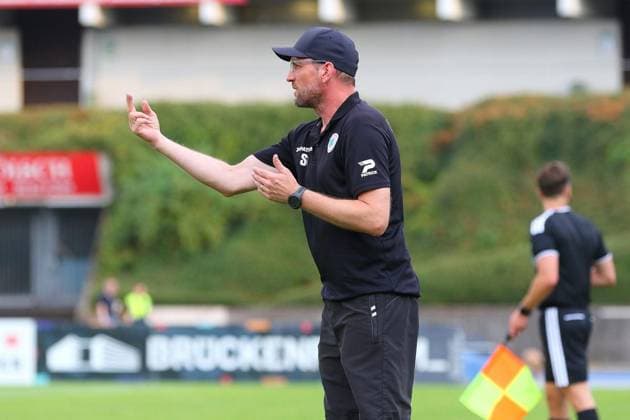 Regionalliga West: Bonner SC - Rot-Weiß Oberhausen ** NUR FÜR REDAKTIONELLE ZWECKE ** EDITORIAL USE ONLY **<p>Trainer Sebastian Gunkel Bonner SC - RWO Ort: Bonn, Sportpark Nord Datum: 31.07.2026 Deutschland NRW Bonn Copyright: MichaxKorb *** Regionalliga West Bonner SC Rot Weiß Oberhausen ** FOR EDITORIAL USE ONLY ** EDITORIAL USE ONLY ** Coach Sebastian Gunkel Bonner SC RWO Location Bonn, Sportpark Nord Date July 31, 2026 Germany North Rhine-Westphalia Bonn Copyright MichaxKorb Copyright: MichaxKorb doc86yk99vx1qcqx3g09vb ,EDITORIAL USE ONLY