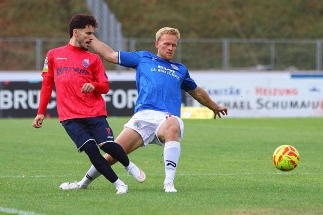 Regionalliga West: Bonner SC - Rot-Weiß Oberhausen ** NUR FÜR REDAKTIONELLE ZWECKE ** EDITORIAL USE ONLY **<p>Diamant Berisha, Tim Böhmer Bonner SC - RWO Ort: Bonn, Sportpark Nord Datum: 31.07.2026 Deutschland NRW Bonn Copyright: MichaxKorb *** Regionalliga West Bonner SC Rot Weiß Oberhausen ** FOR EDITORIAL USE ONLY ** EDITORIAL USE ONLY ** p Diamant Berisha, Tim Böhmer Bonner SC RWO Location Bonn, Sportpark Nord Date July 31, 2026 Germany NRW Bonn Copyright MichaxKorb Copyright: MichaxKorb doc86yk96e0o5l1jyaivbrv ,EDITORIAL USE ONLY