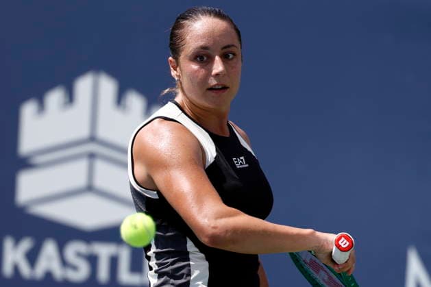 Washington DC Open tennis tounament Elisabetta Cocciaretto of Italy reacts during her quarterfinal match against Naomi Osaka of Japan at the Washington DC Open tennis tounament, Washington, DC, USA, 31 July 2026. WASHINGTON DC UNITED STATES  Copyright: xWILLxOLIVERx