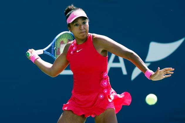 Washington DC Open tennis tounament Naomi Osaka of Japan in action during her quarterfinal match against Elisabetta Cocciaretto of Italy at the Washington DC Open tennis tounament, Washington, DC, USA, 31 July 2026. WASHINGTON DC UNITED STATES  Copyright: xWILLxOLIVERx