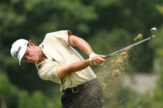 Rocket Classic DETROIT, MICHIGAN - JULY 31: Jackson Koivun of the United States plays his tee shot on the 9th hole during the second round of the Rocket Classic 2026 at the Detroit Country Club in Detroit, Michigan, MI, USA Friday, July 31, 2026. Detroit Michigan United States  Copyright: xJorgexLemusx originalFilename:lemus-rocketcl260731_np9ZV.jpg