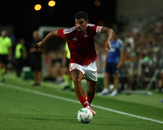 July 31, 2026, Faro, Faro, Portugal: Morgan Gibbs-White of Nottingham Forest FC seen in action during the Pre-Season Friendly match between Sporting CP and Nottingham Forest at Estadio do Algarve on July 31 2026, in Faro, Portugal. Faro Portugal - ZUMAa269 20260731_zsp_a269_054 Copyright: xSandroxAlemaox