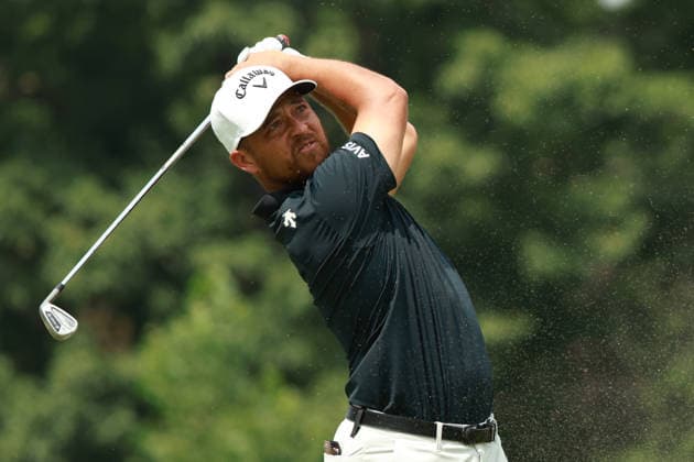 Rocket Classic DETROIT, MICHIGAN - JULY 31: Xander Schauffele of the United States plays his tee shot on the 9th hole during the second round of the Rocket Classic 2026 at the Detroit Country Club in Detroit, Michigan, MI, USA Friday, July 31, 2026. Detroit Michigan United States  Copyright: xJorgexLemusx originalFilename:lemus-rocketcl260731_np4Pn.jpg