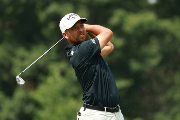 Rocket Classic DETROIT, MICHIGAN - JULY 31: Xander Schauffele of the United States plays his tee shot on the 9th hole during the second round of the Rocket Classic 2026 at the Detroit Country Club in Detroit, Michigan, MI, USA Friday, July 31, 2026. Detroit Michigan United States  Copyright: xJorgexLemusx originalFilename:lemus-rocketcl260731_npX9p.jpg