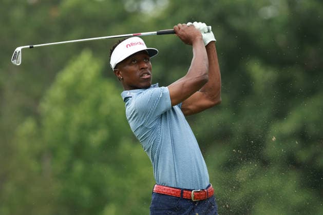 Rocket Classic DETROIT, MICHIGAN - JULY 31: Joe Hooks of the United States plays his tee shot on the 9th hole during the second round of the Rocket Classic 2026 at the Detroit Country Club in Detroit, Michigan, MI, USA Friday, July 31, 2026. Detroit Michigan United States  Copyright: xJorgexLemusx originalFilename:lemus-rocketcl260731_nplei.jpg