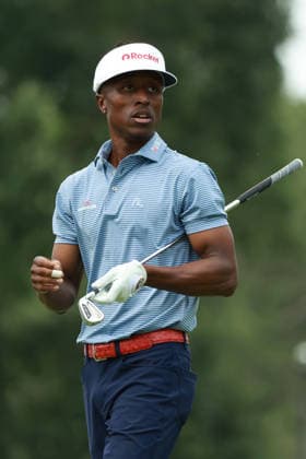 Rocket Classic DETROIT, MICHIGAN - JULY 31: Joe Hooks of the United States plays his tee shot on the 9th hole during the second round of the Rocket Classic 2026 at the Detroit Country Club in Detroit, Michigan, MI, USA Friday, July 31, 2026. Detroit Michigan United States  Copyright: xJorgexLemusx originalFilename:lemus-rocketcl260731_npzun.jpg