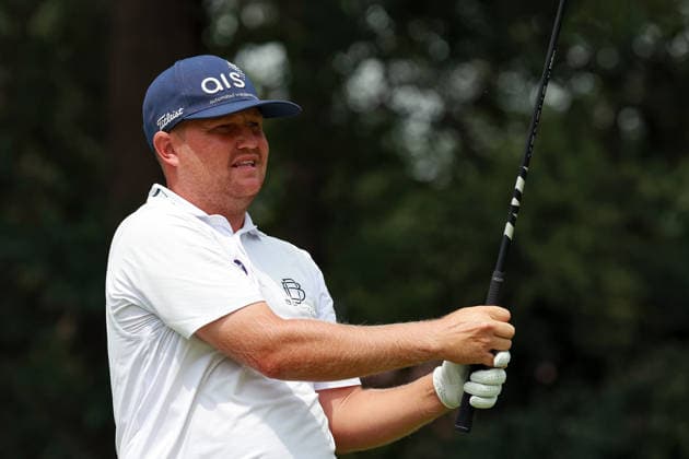 U.S. Senior Open Championship DETROIT, MICHIGAN - JULY 31: Zac Blair of Orem, Utah hits from the 11th tee during the second round of the Rocket Classic 2026 at the Detroit Golf Club in Detroit, Michigan, USA, July 31, 2026. Detoit Michian United States  Copyright: xAmyxLemusx originalFilename:lemus-ussenior260731_npm15.jpg