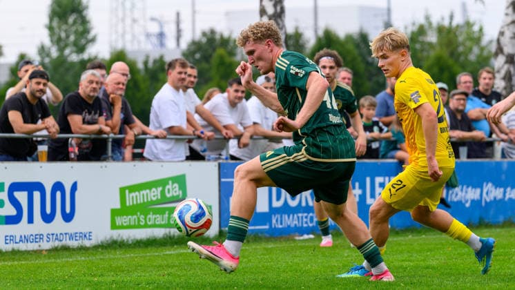 31.07.2026 - Fussball - Saison 2026 2027 - Regionalliga Bayern - 02. Spieltag: SC Eltersdorf - DJK Vilzing - JoTe - xjoxtex - Felix Rippert (42, SC Eltersdorf ) Max Meyer (21, DJK Vilzing ) *** July 31, 2026 Soccer Season 2026–2027 Bavarian Regional League Matchday 02 SC Eltersdorf vs. DJK Vilzing JoTe xjoxtex Felix Rippert 42, SC Eltersdorf Max Meyer 21, DJK Vilzing