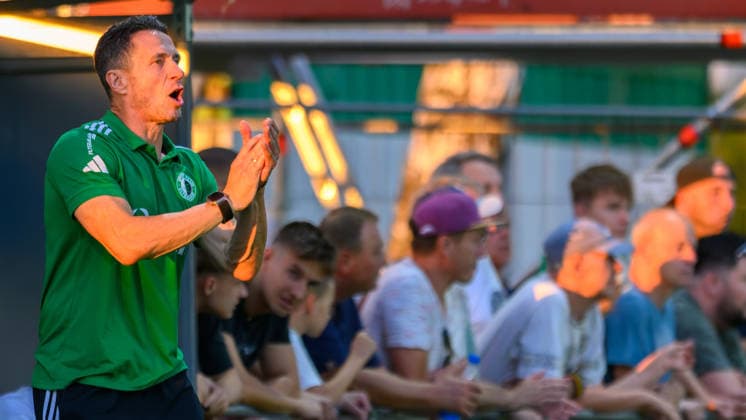31.07.2026 - Fussball - Saison 2026 2027 - Regionalliga Bayern - 02. Spieltag: SC Eltersdorf - DJK Vilzing - JoTe - xjoxtex - Bernd Eigner (Trainer SC Eltersdorf ) *** July 31, 2026 Soccer Season 2026–2027 Bavarian Regional League Matchday 02 SC Eltersdorf vs. DJK Vilzing JoTe xjoxtex Bernd Eigner, Coach of SC Eltersdorf
