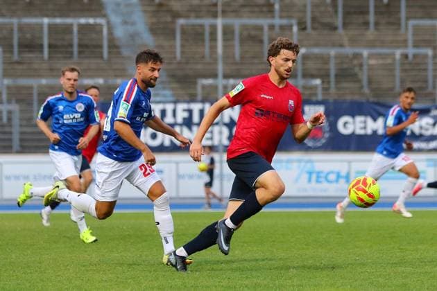 Regionalliga West: Bonner SC - Rot-Weiß Oberhausen ** NUR FÜR REDAKTIONELLE ZWECKE ** EDITORIAL USE ONLY **<p>Michel Niemeyer, Jonas Berg Bonner SC - RWO Ort: Bonn, Sportpark Nord Datum: 31.07.2026 Deutschland NRW Bonn Copyright: MichaxKorb *** Regionalliga West Bonner SC Rot Weiß Oberhausen ** FOR EDITORIAL USE ONLY ** EDITORIAL USE ONLY ** p Michel Niemeyer, Jonas Berg Bonner SC RWO Location Bonn, Sportpark Nord Date July 31, 2026 Germany North Rhine-Westphalia Bonn Copyright MichaxKorb Copyright: MichaxKorb doc86ylrrs6tlkhmc651yp8 ,EDITORIAL USE ONLY