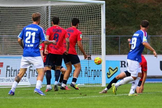 Regionalliga West: Bonner SC - Rot-Weiß Oberhausen ** NUR FÜR REDAKTIONELLE ZWECKE ** EDITORIAL USE ONLY **<p>Die Szene zum 2:1 durch Arda Süne Bonner SC - RWO Ort: Bonn, Sportpark Nord Datum: 31.07.2026 Deutschland NRW Bonn Copyright: MichaxKorb *** Regionalliga West: Bonner SC vs. Rot-Weiß Oberhausen ** FOR EDITORIAL USE ONLY ** EDITORIAL USE ONLY ** p The moment Arda Süne scored the 2–1 goal for Bonner SC against RWO Location: Bonn, Sportpark Nord Date: July 31, 2026 Germany, North Rhine-Westphalia, Bonn Copyright MichaxKorb Copyright: MichaxKorb doc86ylrry66qqndzrv1w5t ,EDITORIAL USE ONLY