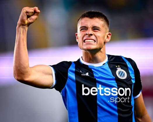 Club Brugge v Royale Union Saint-Gilloise - Volkswagen Supercup 2026 BRUGGE, BELGIUM - JULY 31 : Tresoldi Nicolo forward of Club Brugge celebrates after scoring the 1-0 goal during the Volkswagen Supercup 2026 match between Club Brugge and Royale Union Saint-Gilloise on July 31, 2026 in Brugge, Belgium, 31 07 2026  Copyright: xTomasxSiskx