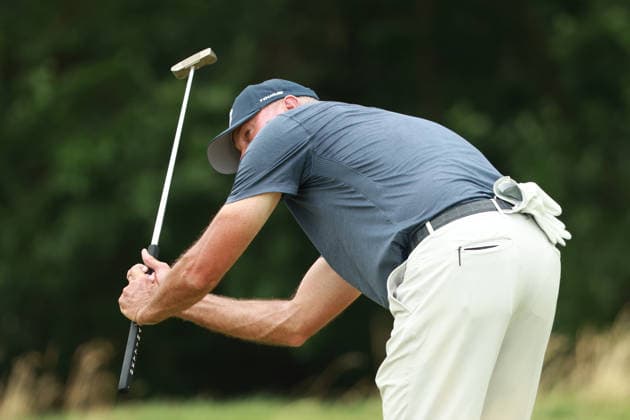 Rocket Classic DETROIT, MICHIGAN - JULY 31: Matt Kuchar of the United States reacts to his putt on the 9th green during the second round of the Rocket Classic 2026 at the Detroit Country Club in Detroit, Michigan, MI, USA Friday, July 31, 2026. Detroit Michigan United States  Copyright: xJorgexLemusx originalFilename:lemus-rocketcl260731_np703.jpg