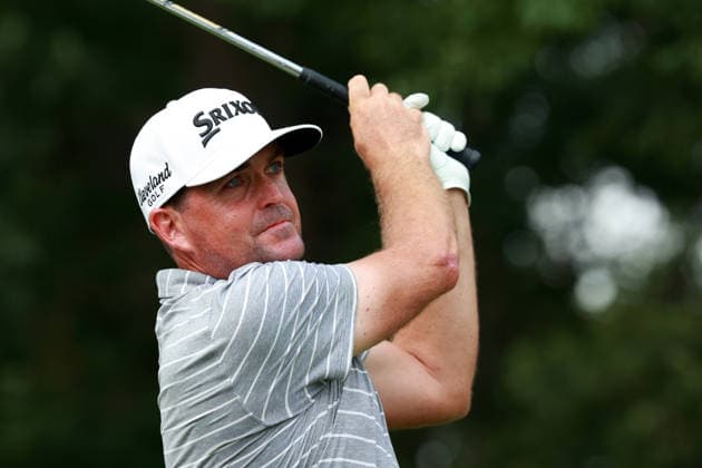 U.S. Senior Open Championship DETROIT, MICHIGAN - JULY 31: Keegan Bradley of Woodstock, Vermont hits from the 11th tee during the second round of the Rocket Classic 2026 at the Detroit Golf Club in Detroit, Michigan, USA, July 31, 2026. Detoit Michian United States  Copyright: xAmyxLemusx originalFilename:lemus-ussenior260731_npB3M.jpg